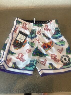 Flow Society White Sneaker Attack Short - New With Tags